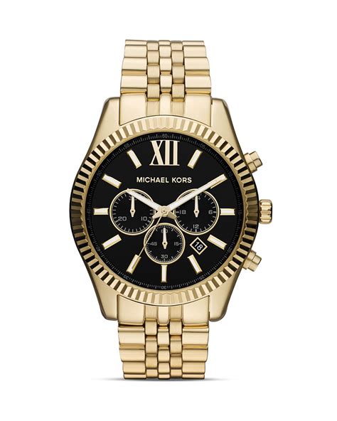 michael kors lexington chronograph stores|michael kors chronograph gold.